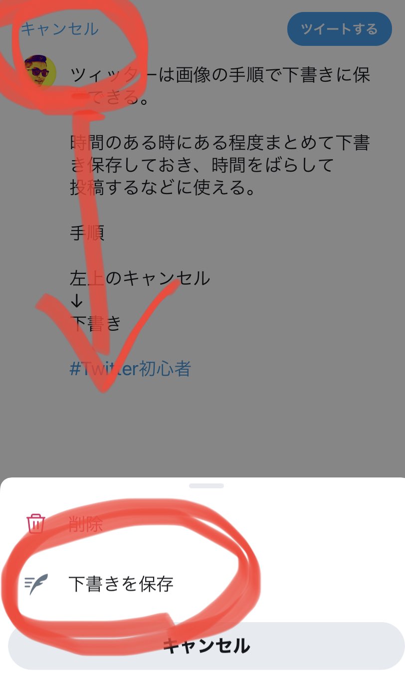 Twitterの下書き保存の方法を徹底解説 Pcとスマホ 貧乏サラリーマンがネットで5千万円稼ぎ自由になったストーリー